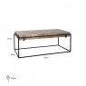 Ceylon Cast Aluminium Coffee Table