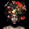 Golden Age Flowers - Photo Art on Plexiglass