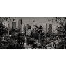 New York Hangout (Sepia) - Photo Art on Plexiglass