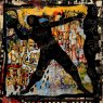 The Quarterback - Photo Art on Dibond - Black Frame