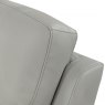 Power Motion Montego Power Reclining Armchair In Pewter Leather with Skai Back