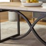 Nordic Tranquility Metal Extending Dining Table