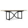 Nordic Tranquility Metal Extending Dining Table