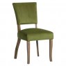 Paris Velvet Dining Chair in Moss