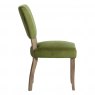 Paris Velvet Dining Chair in Moss