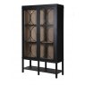 Glazed Black Cabinet