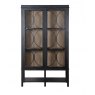 Glazed Black Cabinet