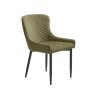 Ontario Dining Chair In Olive Green Velvet