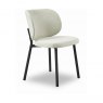 Swayne Dining Chair In Off White Bouclé