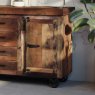 Hyatt Industrial Sideboard on Wheels