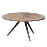 Jackson Bay Parquet Top Round Coffee Table