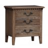 Bermuda Three Drawer Bedside Chest