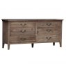 Bermuda Six Drawer Wide Dresser