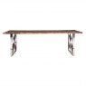 Kensington Dining Table in Stainless Steel