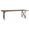 Richmond Kensington Dining Table in Stainless Steel