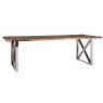 Kensington Dining Table in Stainless Steel