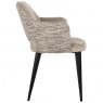 Giovanni Carver Dining Chair in Trendy Nature Fabric