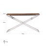 Kensington Console Table in Stainless Steel