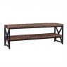 Industrial Kensington TV Bench with Black Frame