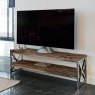 Kensington TV Bench in Stainless Steel