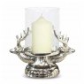 Culinary Concept Highland Stag Hurricane Lantern Candle Holder