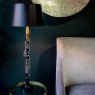 Defranco Clarinet Lamp with Black Shade