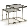 Juniper Nest of Tables - Polished Stainless Steel