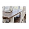 French Country 120cm Rectangular Extending Dining Table