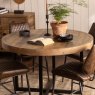 Key West 120cm Round Dining Table - Reclaimed Timber