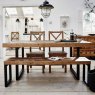 Key West 180cm Fixed Top Dining Table