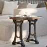 Ashburnham Sleeper Lamp Table with Glass Top