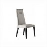 Novello Dining Chair in Silver Grey Eco-Leather