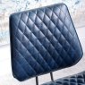 Dalton Dining Chair In Dark Blue Faux Leather