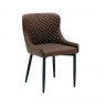 Ontario Dining Chair in Brown PU