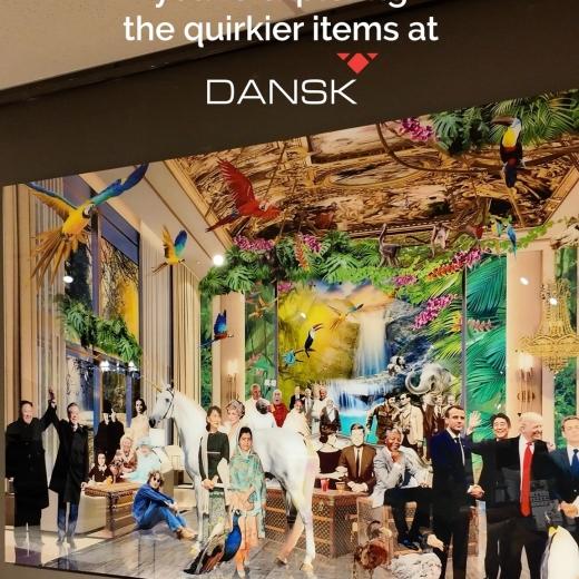POV: you ask Dansk for statement artwork... …and we show you world leaders, wildlife & pure chaos a...