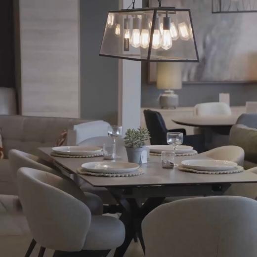 Meet Haku, a sleek and stylish electric extending dining table, now available at Dansk. Explore our f...