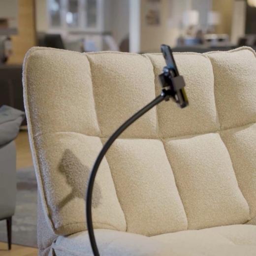 Scroll in style. The chair that holds your phone - and your attention. Only at Dansk.